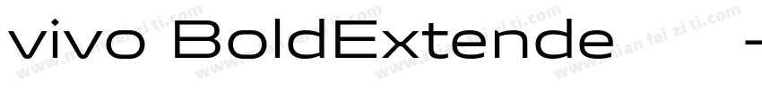 vivo BoldExtende字体下载字体转换